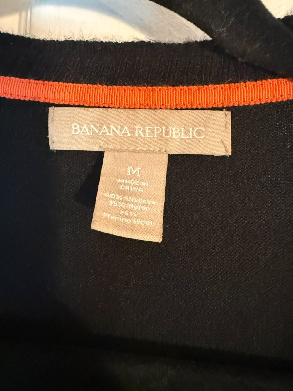 Banana Republic Black Longline Button Front Cardigan Sweater Medium - Picture 4 of 5